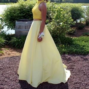 Sherri Hill Two Piece Prom Dress